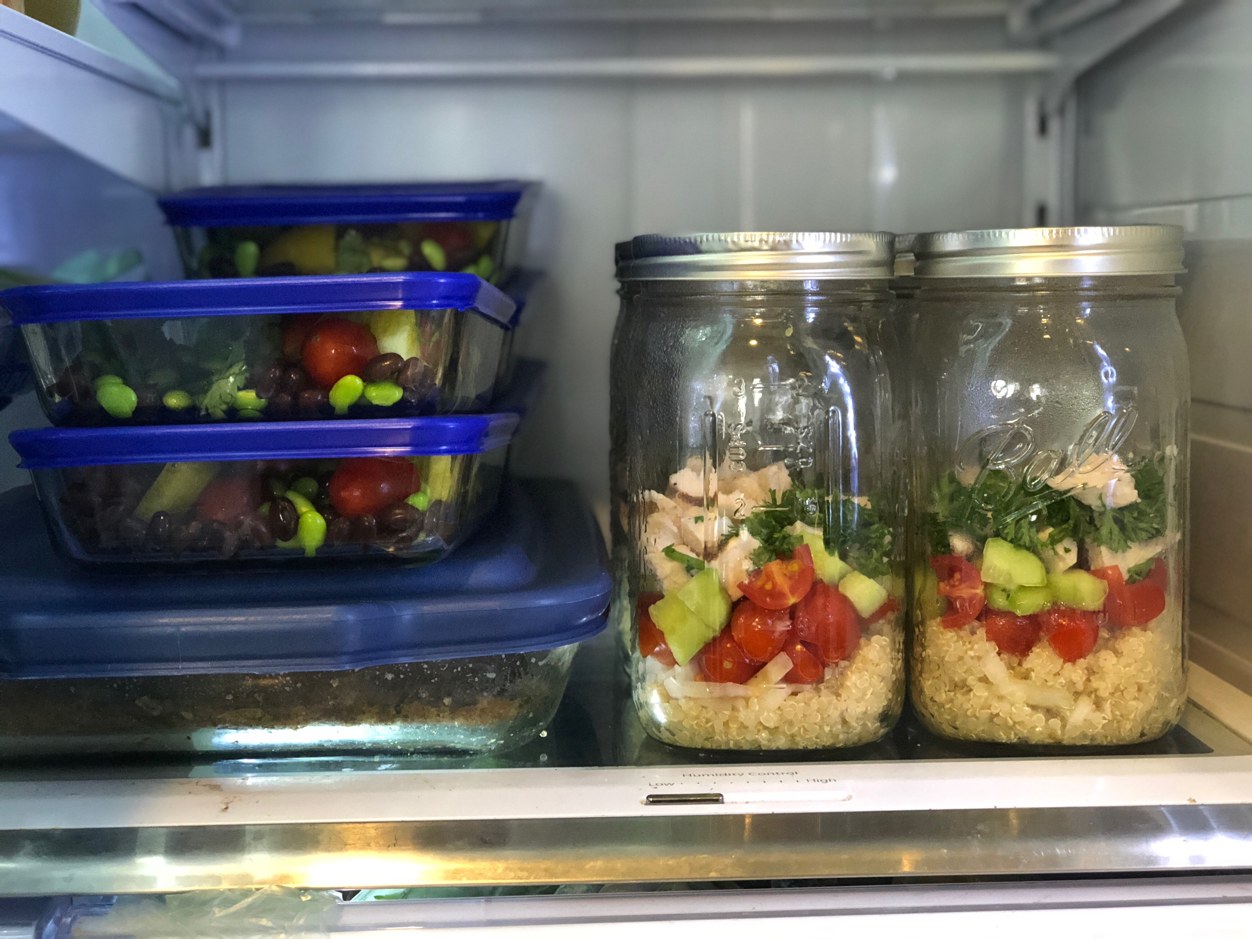 Chicken Salad and Quinoa Tabouli Lunch Boxes - Tipps in the Kitch