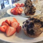 Healthy Breakfast Blueberry Muffins